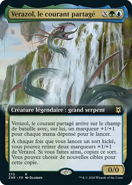 Verazol, le courant partagé, carte Magic ZNR 370 — extension Renaissance de Zendikar