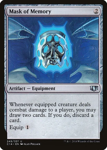 Mask of Memory, Magic card C14 249 — Commander 2014 set