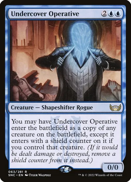 Undercover Operative, Magic card PSNC 63p — Streets of New Capenna Promos set