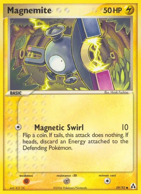 Magnemite, Pokémon card LM 59 — Legend Maker set