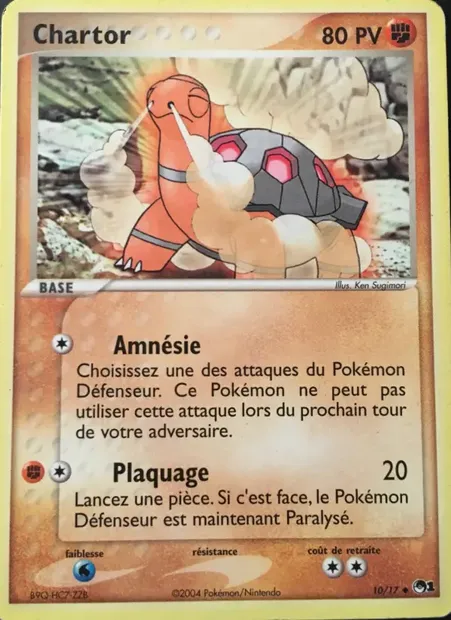 Chartor, carte Pokémon P1 10 — extension POP Série 1
