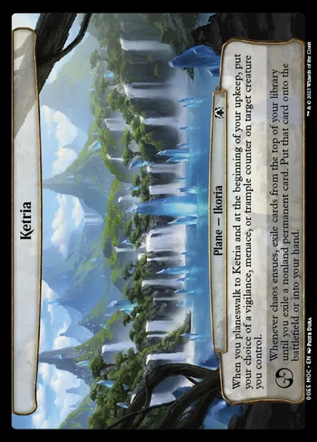Ketria, Magic card MOC 55 — March of the Machine Commander set