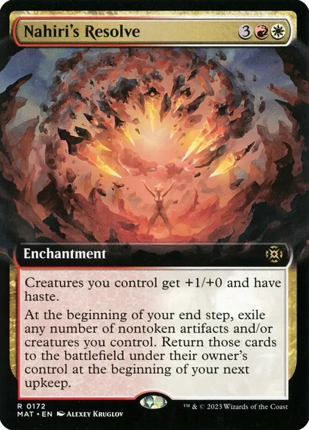 Détermination de Nahiri, carte Magic MAT 172 — extension L'invasion des machines : le jour d'après