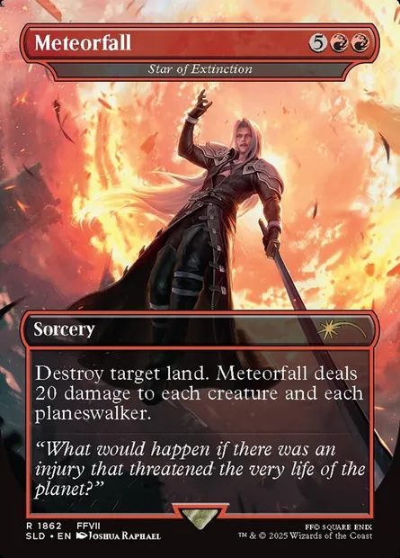 Étoile d'extinction, carte Magic SLD 1862 — extension Secret Lair Drop