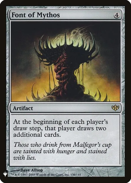 Fontaine de Mythe, carte Magic PLST CON-136 — extension The List