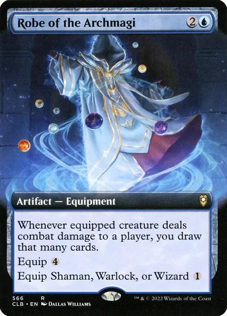 Robe of the Archmagi, Magic card CLB 566 — Commander Legends: Battle for Baldur's Gate set