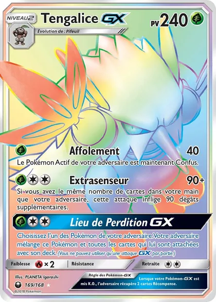 Tengalice GX, carte Pokémon CES 169 — extension Tempête Céleste