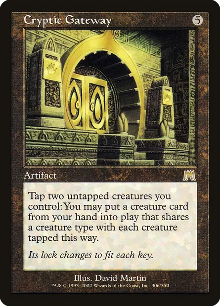 Cryptic Gateway, Magic card ONS 306 — Onslaught set
