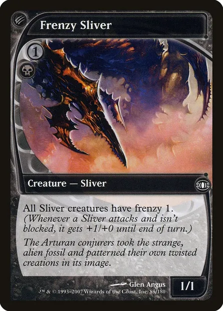 Slivoïde frénétique, carte Magic FUT 85 — extension Vision de l'Avenir