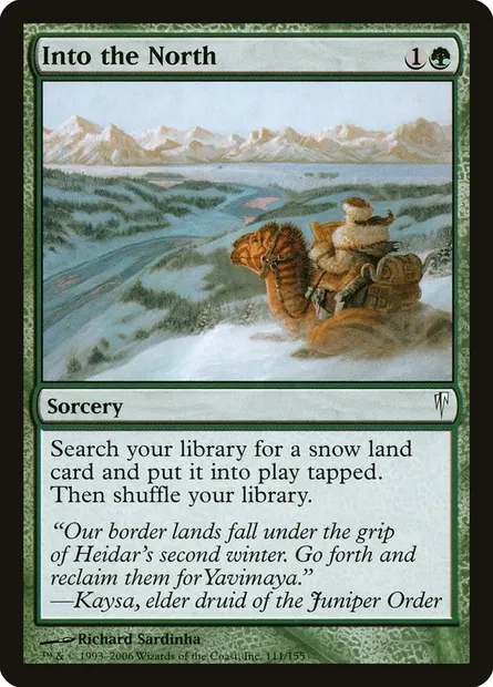 Into the North, Magic card CSP 111 — Coldsnap set