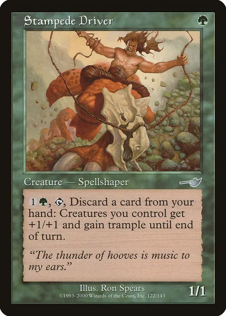 Stampede Driver, Magic card NEM 122 — Nemesis set