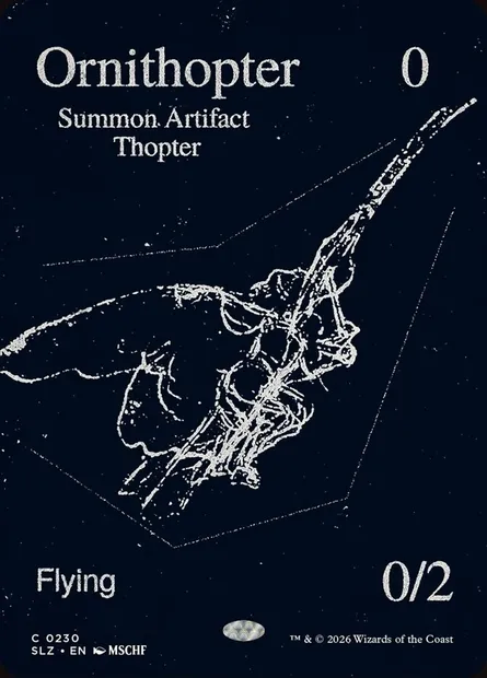 Ornithoptère, carte Magic SLZ 230 — extension The Zeta Set