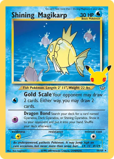 Magicarpe Brillant, carte Pokémon CEL CC010 — extension Célébrations