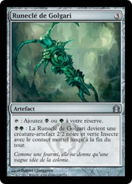 Runeclé de Golgari, carte Magic RTR 229 — extension Retour à Ravnica