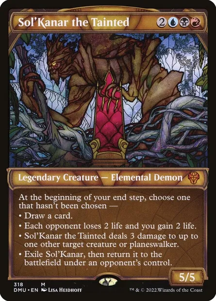 Sol'Kanar the Tainted, Magic card DMU 318 — Dominaria United set