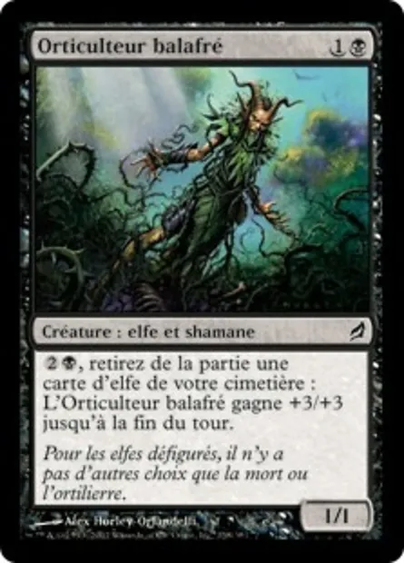Orticulteur balafré, carte Magic LRW 138 — extension Lorwyn