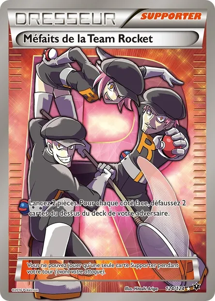 Méfaits de la Team Rocket, carte Pokémon FCO 124 — extension Impact des Destins