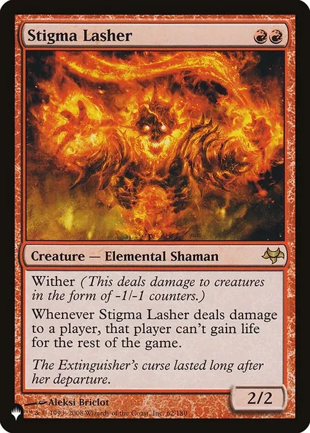 Stigma Lasher, Magic card PLST EVE-62 — The List set