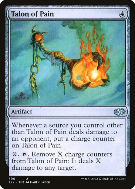 Talon of Pain, Magic card J22 799 — Jumpstart 2022 set