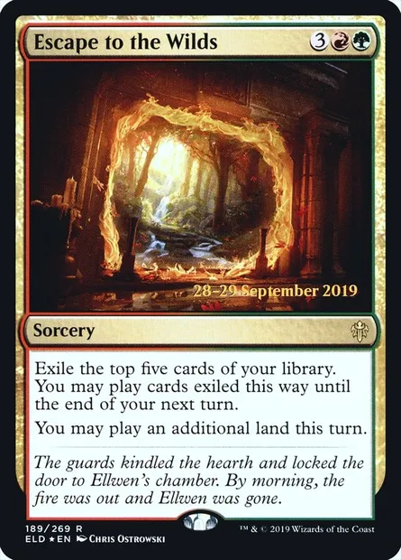 Escape to the Wilds, Magic card PELD 189s — Throne of Eldraine Promos set