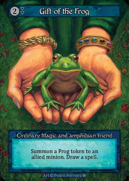 Gift of the Frog, carte Sorcery GOT 248 — extension Gothic