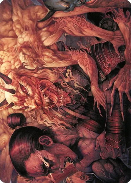Gift of Wrath // Gift of Wrath, Magic card ANEO 11 — Neon Dynasty Art Series set