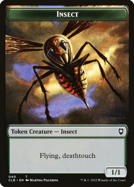 Insect, Magic card TCLB 40 — Battle for Baldur's Gate Tokens set