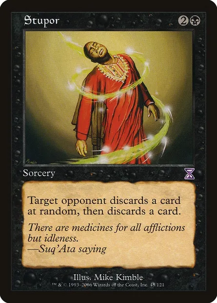 Stupeur, carte Magic TSB 48 — extension Time Spiral Timeshifted