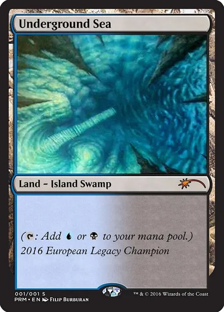 Mer souterraine, carte Magic OLGC 2016EU — extension Legacy Championship