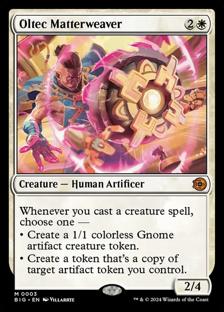 Oltec Matterweaver, Magic card BIG 3 — The Big Score set