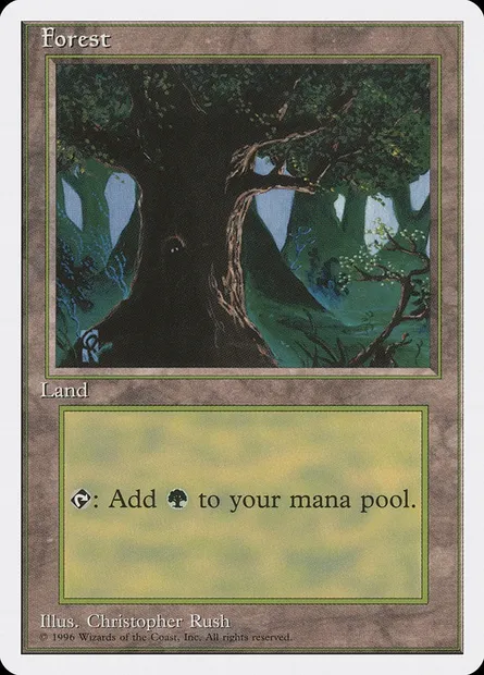 Forêt, carte Magic ITP 67 — extension Introductory Two-Player Set