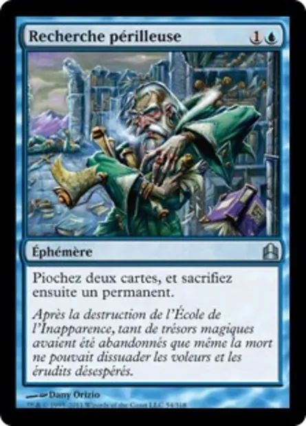 Recherche périlleuse, carte Magic CMD 54 — extension Commander 2011