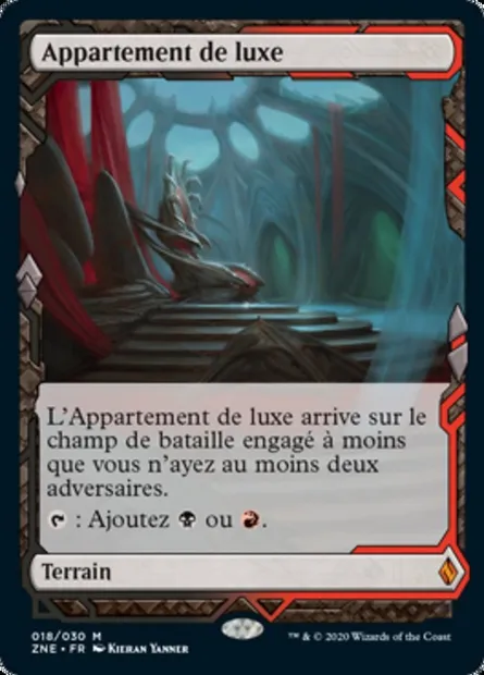 Appartement de luxe, carte Magic ZNE 18 — extension Zendikar Rising Expeditions