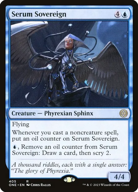 Serum Sovereign, Magic card ONE 405 — Phyrexia: All Will Be One set