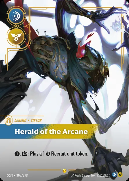 Herald of the Arcane, carte Riftbound OGN 308 — extension Origins