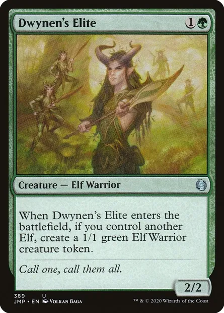 Dwynen's Elite, Magic card JMP 389 — Jumpstart set