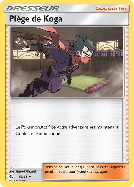 Piège de Koga, carte Pokémon HIF 59 — extension Destinées Occultes