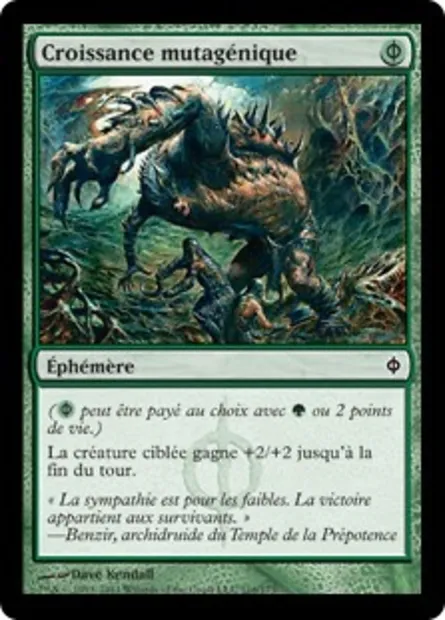 Croissance mutagénique, carte Magic NPH 116 — extension La Nouvelle Phyrexia