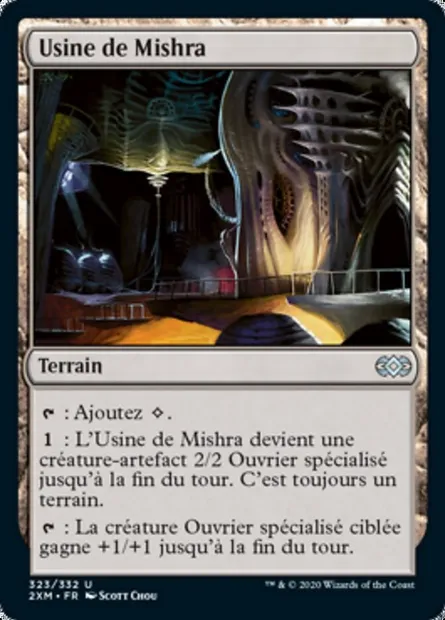 Usine de Mishra, carte Magic 2XM 323 — extension Double Masters