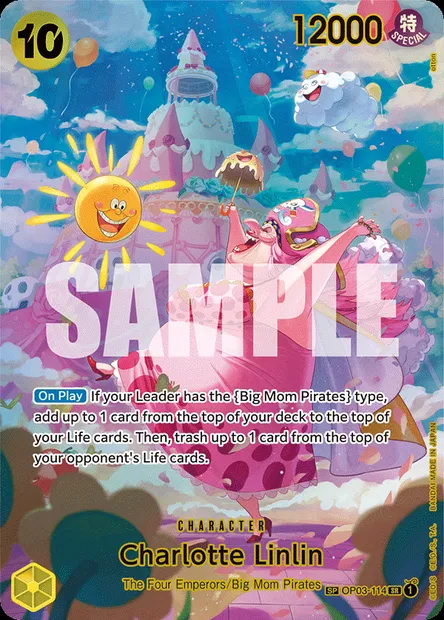 Charlotte Linlin, carte One Piece OP03-114 — extension PILLARS OF STRENGTH