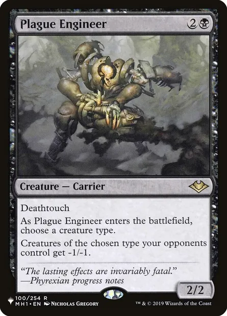 Plague Engineer, Magic card PLST MH1-100 — The List set