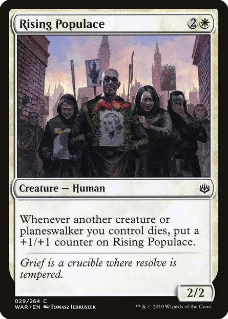 Rising Populace, Magic card WAR 29 — War of the Spark set