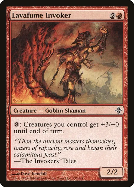 Lavafume Invoker, Magic card ROE 155 — Rise of the Eldrazi set