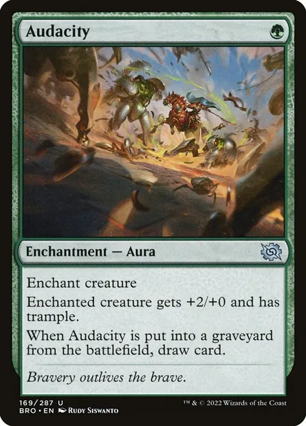Audacity, Magic card BRO 169 — The Brothers' War set