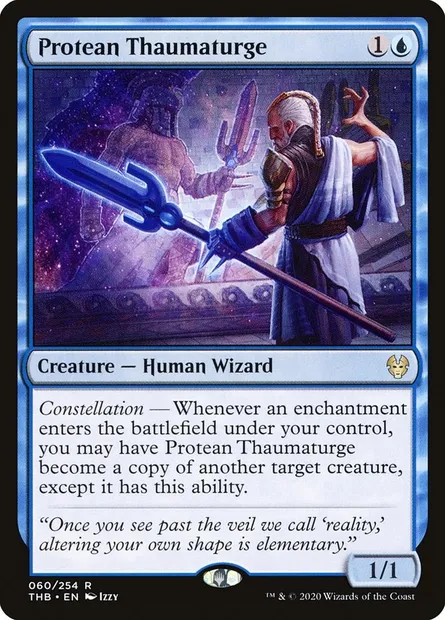 Protean Thaumaturge, Magic card THB 60 — Theros Beyond Death set