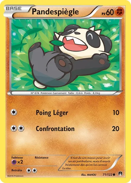 Pandespiègle, carte Pokémon BKP 71 — extension Rupture Turbo