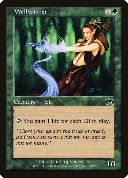 Wellwisher, Magic card ONS 300 — Onslaught set