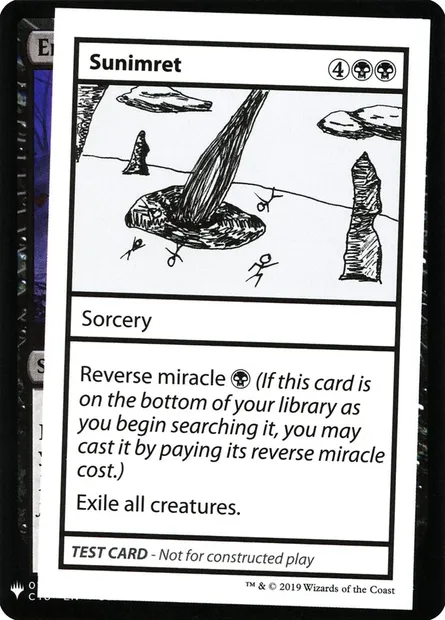 Sunimret, Magic card CMB1 47 — Mystery Booster Playtest Cards 2019 set