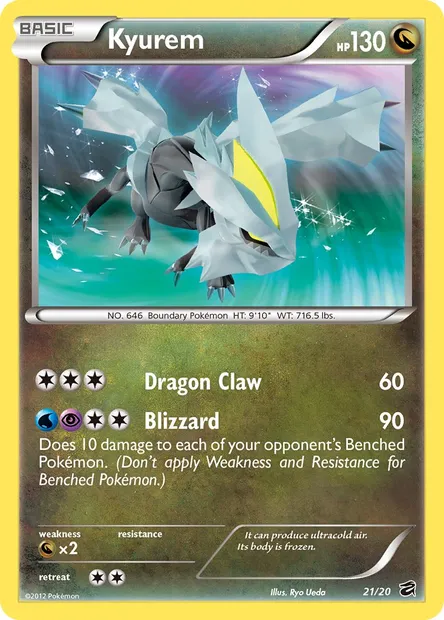 Kyurem, Pokémon card DRV 21 — Dragon Vault set