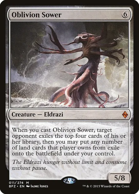 Oblivion Sower, Magic card BFZ 11 — Battle for Zendikar set